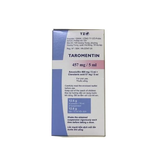 Taromentin Lọ 12.6g Tarchomin - Điều trị viêm tai giữa và viêm xoang