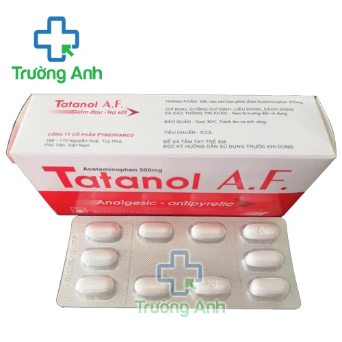 Tatanol A.F 500mg Pymepharco - Thuốc giảm đau, hạ sốt nhanh chóng