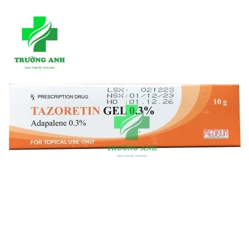 Tazoretin Gel 0.3% - Điều trị mụn trứng cá hiệu quả của Medisun