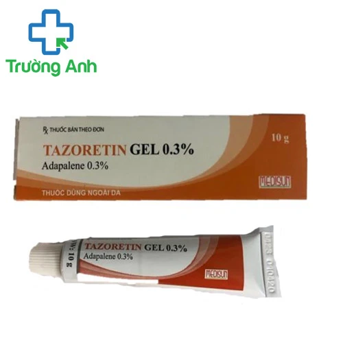 Tazoretin Gel 0.3% - Điều trị mụn trứng cá hiệu quả của Medisun