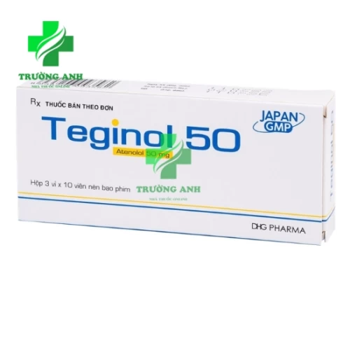 Teginol 50 DHG Pharma - Thuốc điều trị tăng huyết áp