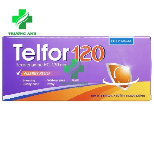 Telfor 120 DHG - Thuốc điều trị viêm mũi dị ứng