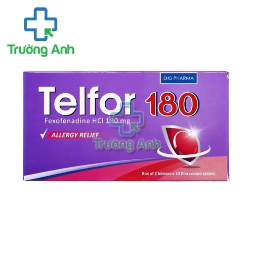 Telfor 180 DHG - Thuốc điều trị viêm mũi dị ứng