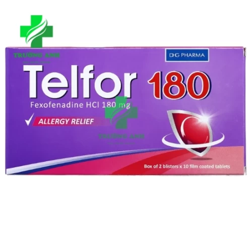 Telfor 180 DHG - Thuốc điều trị viêm mũi dị ứng