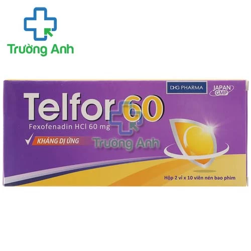 Telfor 60 DHG - Thuốc điều trị viêm mũi dị ứng, mề đay