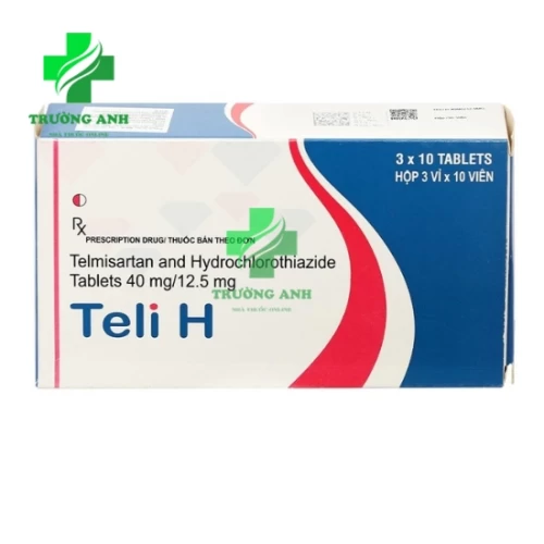 TELI H - Thuốc điều trị tăng huyết áp vô căn của India