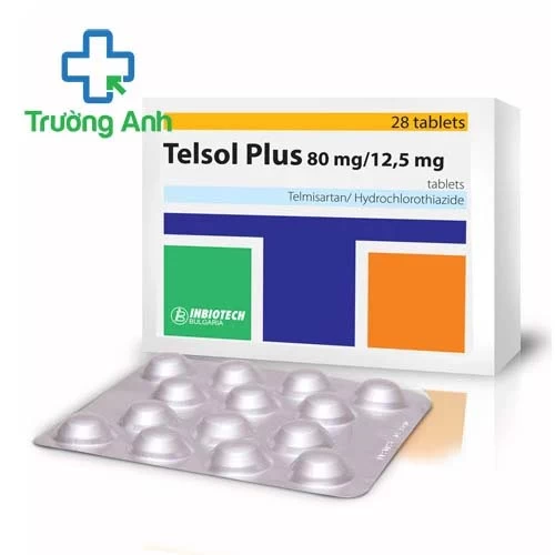 Telsol plus 80mg/12,5mg tablets Liconsa - Điều trị tăng huyết áp
