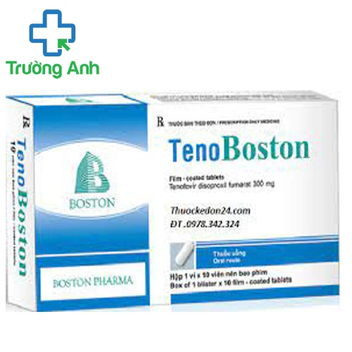 TenoBoston 300mg - Điều trị nhiễm virus HIV, viêm gan siêu vi B hiệu quả