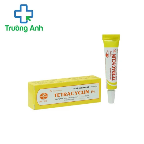 Tetracyclin 1% Quapharco - Thuốc mỡ tra mắt giúp điều trị nhiễm khuẩn mắt