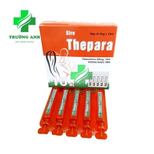 Thepara 300mg/10ml Hadiphar - Thuốc hạ sốt, giảm đau cho trẻ