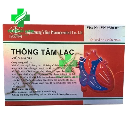 Thông tâm lạc Shijiazhuang - Điều trị cho bệnh nhân đau thắt ngực