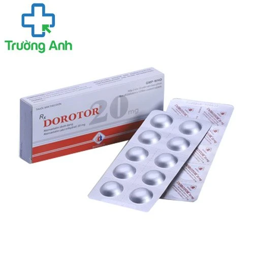 Dorotor 20mg - Thuốc điều trị cholesterol máu của DOMESCO