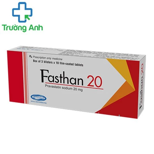 Fasthan 20 - Thuốc điều trị tăng cholesterol máu của SaVi