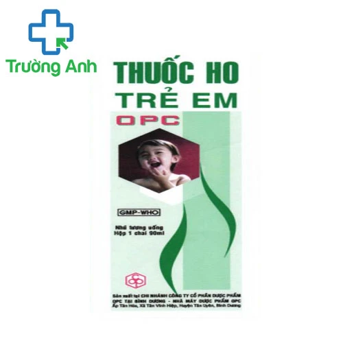 Thuốc ho trẻ em OPC - Giúp điều trị viêm nhiễm đường hô hấp