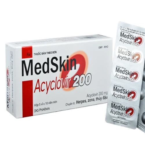 Medskin Acyclovir 200 - Thuốc điều trị nhiễm khuẩn da hiệu quả