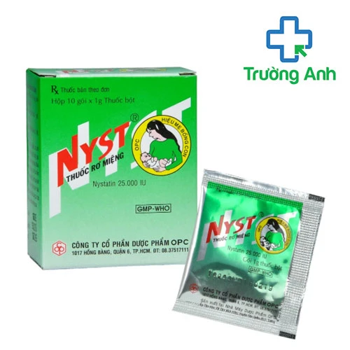 THUỐC RƠ MIỆNG NYST - Giúp điều trị tưa miệng, viêm miệng hiệu quả