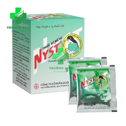 THUỐC RƠ MIỆNG NYST - Giúp điều trị tưa miệng, viêm miệng hiệu quả