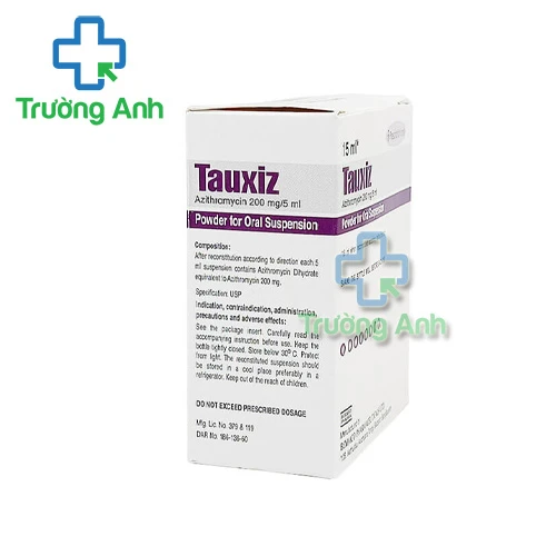 Thuốc Tauxiz 15ml Beximco - Điều trị nhiễm khuẩn đường hô hấp