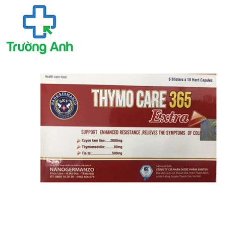 Thymo Care 365 Extra - Hỗ trợ tăng cường sức đề kháng của Santex