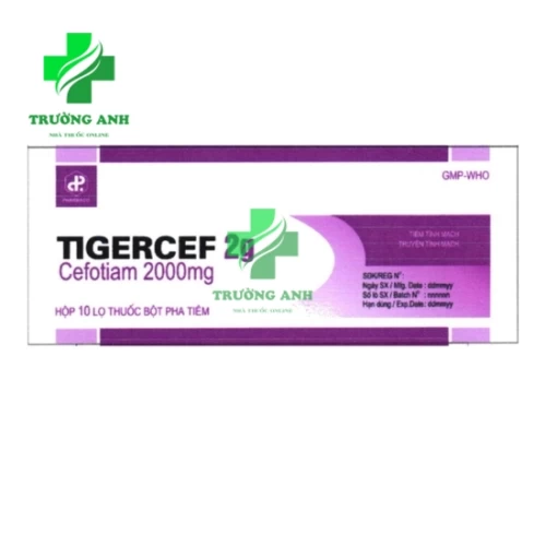 TIGERCEF 2G - Thuốc điều trị nhiễm trùng hiệu quả