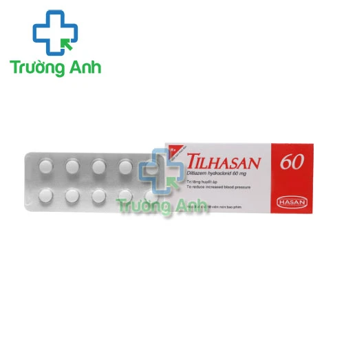Tilhasan 60 Hasan - Điều trị tăng huyết áp, đau thắt ngực