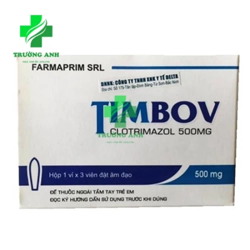 Timbov - Thuốc điều trị nhiễm khuẩn hỗn hợp tại âm đạo hiệu quả