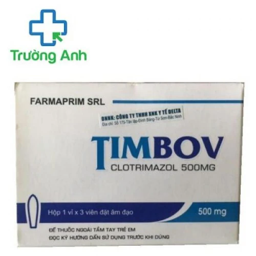 Timbov - Thuốc điều trị nhiễm khuẩn hỗn hợp tại âm đạo hiệu quả