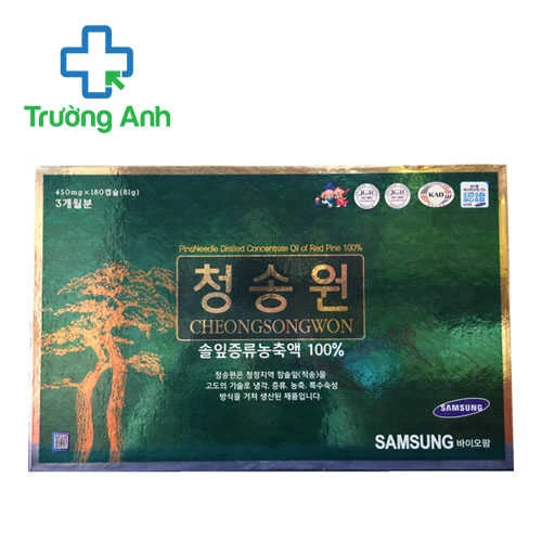 Tinh dầu thông đỏ Cheongsongwon (hộp xanh) - Giúp bổ sung vitamin