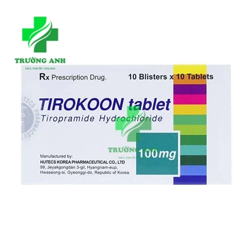 Tirokoon Tablet - Thuốc điều trị co thắt dạ dày ruột của Hàn Quốc