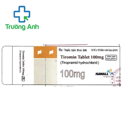 Tiromin Tablet 100mg - Thuốc điều trị co giật của Hàn Quốc