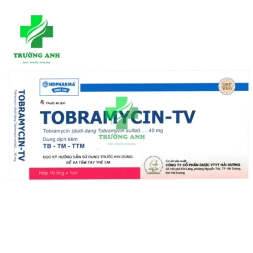 Tobramycin-TV HD Pharma - Thuốc điều trị nhiễm khuẩn