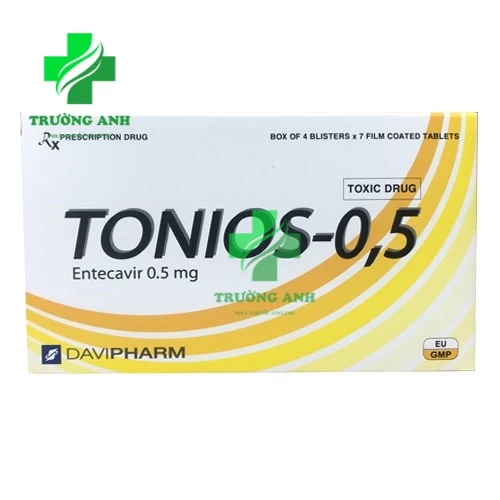 Tonios-0,5 Davipharm - Thuốc điều trị viêm gan B