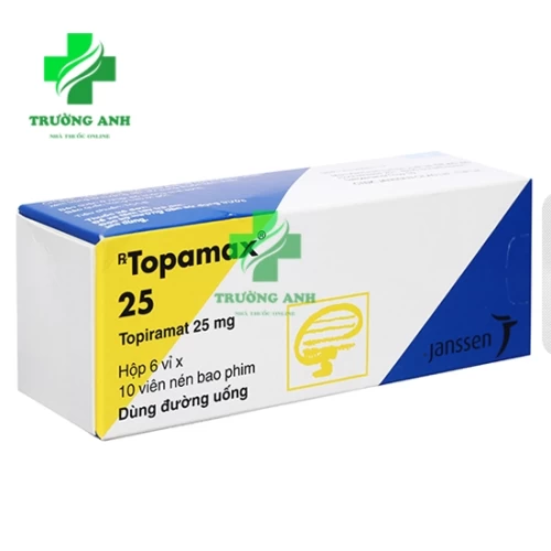 Topamax 25mg - Thuốc trị động kinh cục bộ của Thụy Sỹ