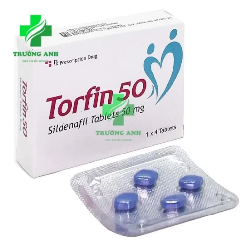 Torfin 50 - Hỗ trợ điều trị rối loạn cương dương của Ấn Độ