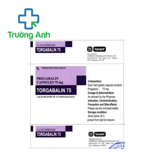Torgabalin 75 - Thuốc điều trị thần kinh hiệu quả của Ấn Độ