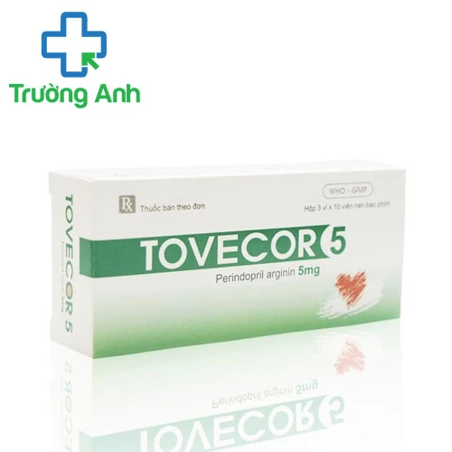 Tovecor 5mg - Thuốc điều trị tăng huyết áp, suy tim hiệu quả của TW2