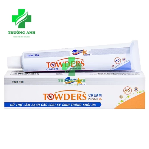 Towders Cream - Kem bôi da điều trị ký sinh trùng hiệu quả của Ocean Pharma