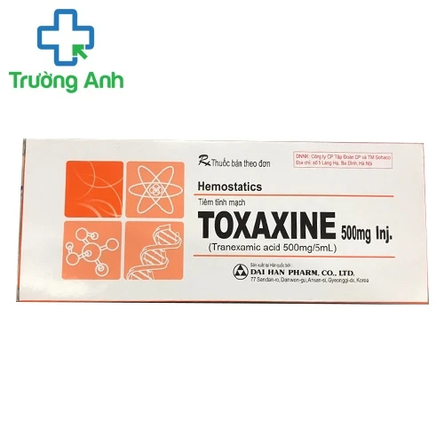 Toxaxine 500mg Inj - Thuốc điều trị xuất huyết hiệu quả của Hàn Quốc