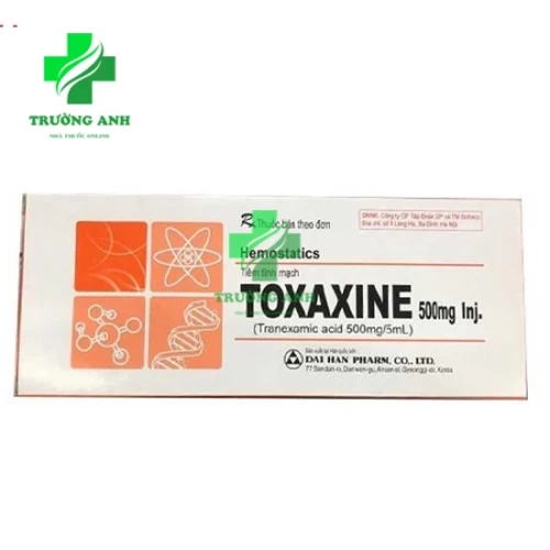 Toxaxine 500mg Inj - Thuốc điều trị xuất huyết hiệu quả của Hàn Quốc