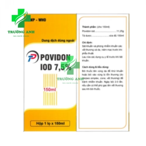 TP Povidon iod 7,5% Thành Phát - Thuốc sát khuẩn ngoài da