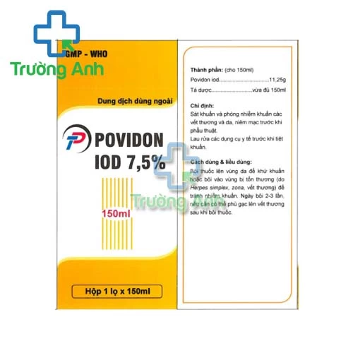 TP Povidon iod 7,5% Thành Phát - Thuốc sát khuẩn ngoài da