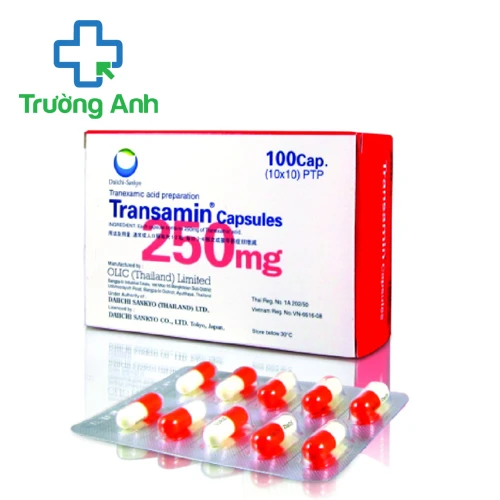 Transamin capsules 250mg - Thuốc điều trị xuất huyết của Olic