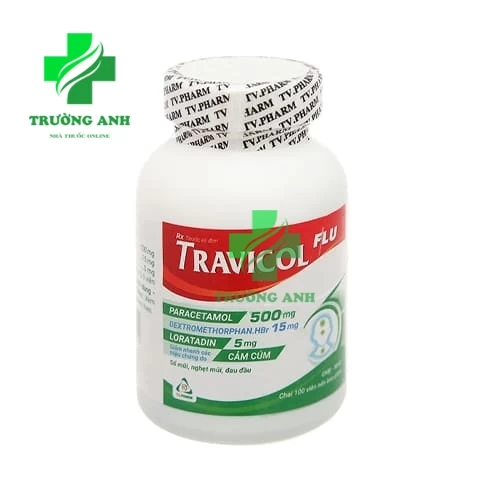 Travicol Flu (lọ) - Điều trị các triệu chứng cảm cúm hiệu quả