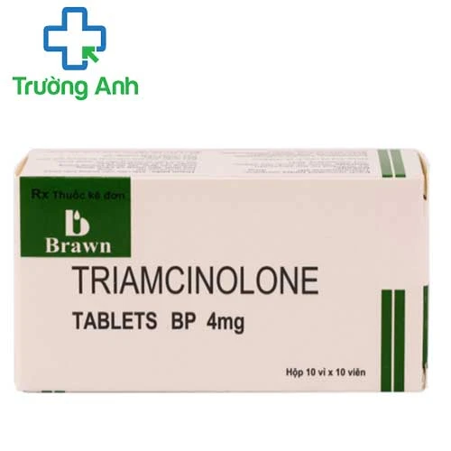 Triamcinolone 4mg Brawn - Thuốc chống viêm hiệu quả của Ấn Độ