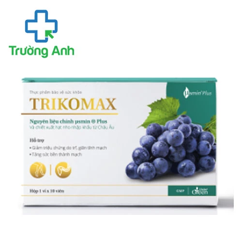 Trikomax (viên) - Hỗ trợ giảm triệu chứng do trĩ, giúp co búi trĩ