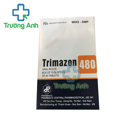 Trimazon 480 - Thuốc điều trị nhiễm khuẩn của Pharbaco