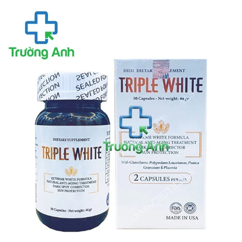 Triple White AIE Pharma - Viên uống trắng da hiệu quả