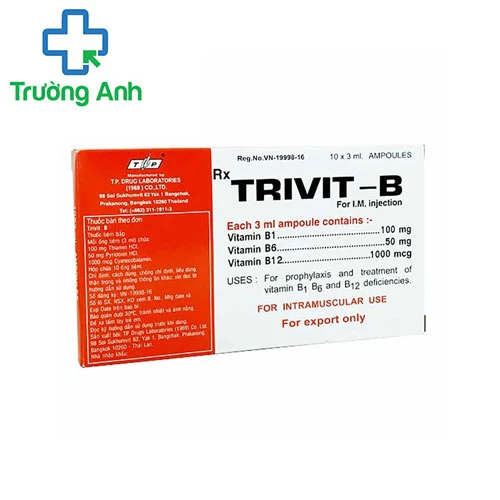 Trivit B (Thái Lan) - Giúp bổ sung Vitamin nhóm B cho cơ thể