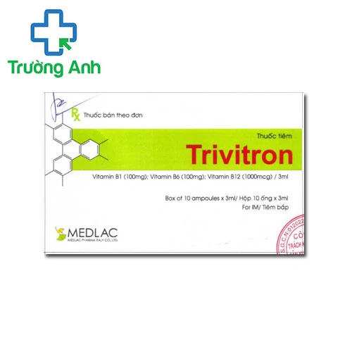 Trivitron tiêm - Điều trị rối loạn thần kinh ngoại biên hiệu quả