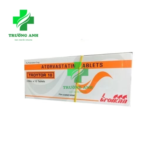 Troytor 10 Troikaa - Điều trị tăng cholesterol hiệu quả